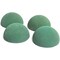 Floral Foam Half Balls for Flowers, DIY Crafts (4 x 2.1 in, Green, 4 Pack)